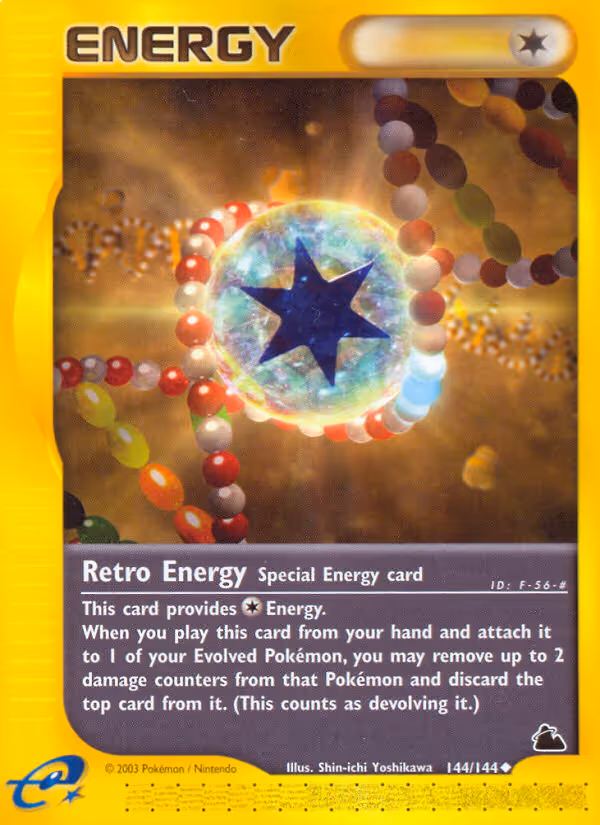 Retro Energy 144/144 Pokemon card