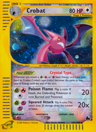 Crobat 147/144 Pokemon card