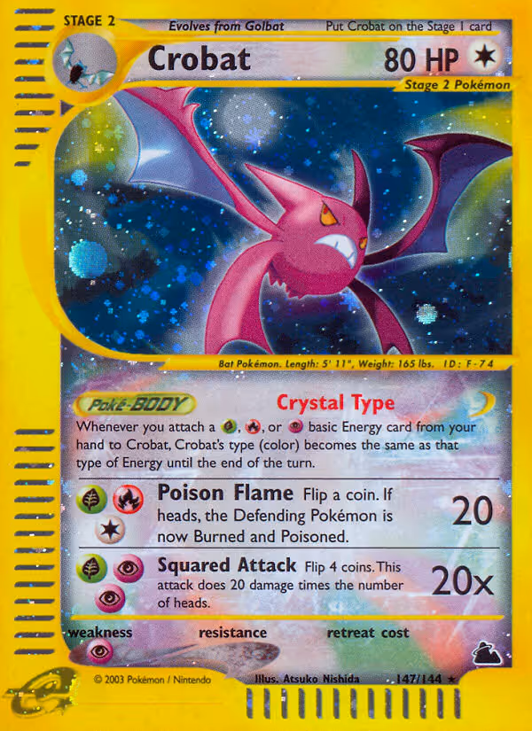 Crobat 147/144 Pokemon card
