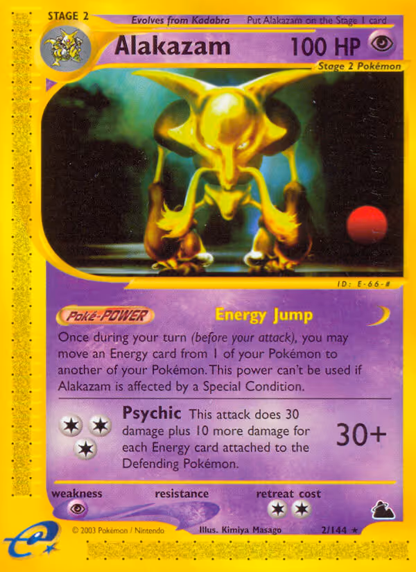 Alakazam 2/144 Pokemon card