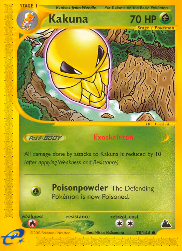 Kakuna 70/144 Pokemon card