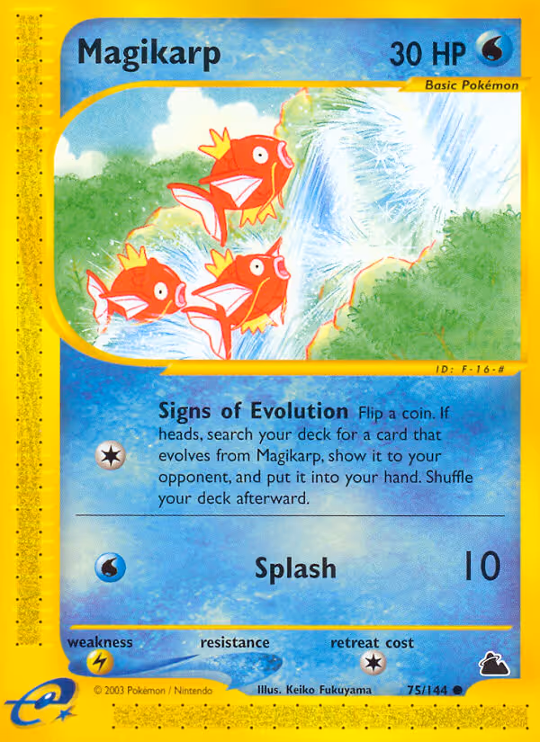 Magikarp 75/144 Pokemon card