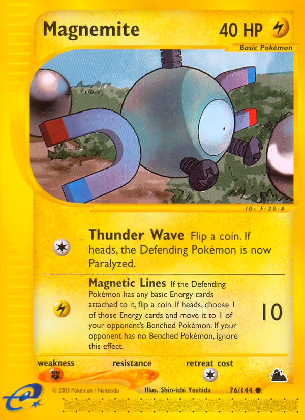 Magnemite 76/144 Pokemon card