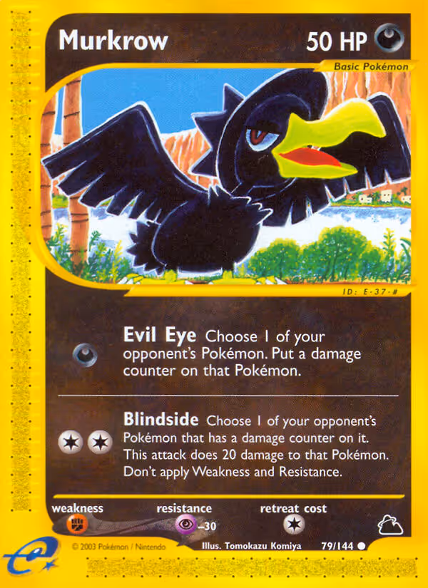 Murkrow 79/144 Pokemon card