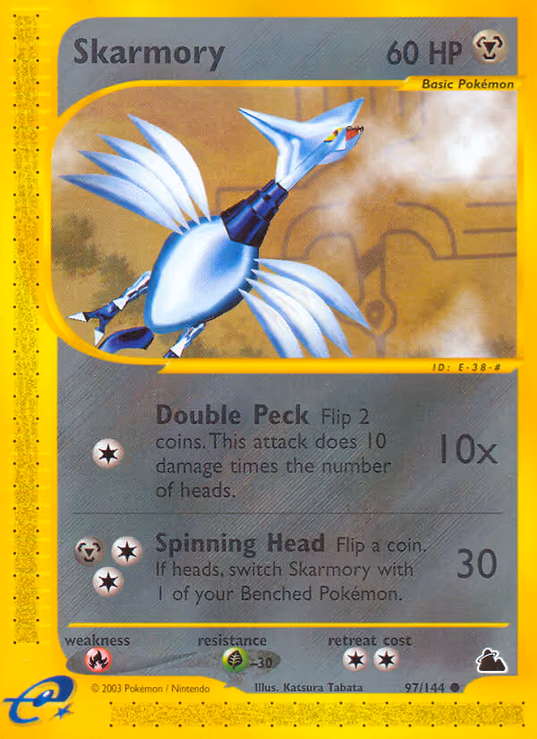 Skarmory 97/144 Pokemon card