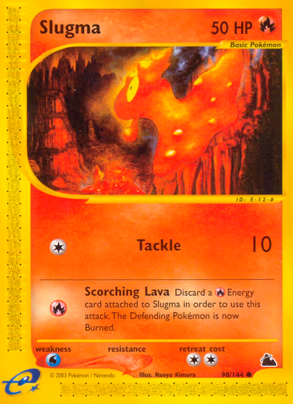 Slugma 98/144 Pokemon card