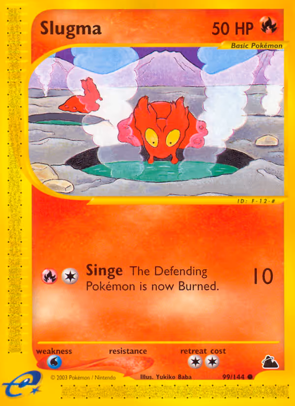 Slugma 99/144 Pokemon card