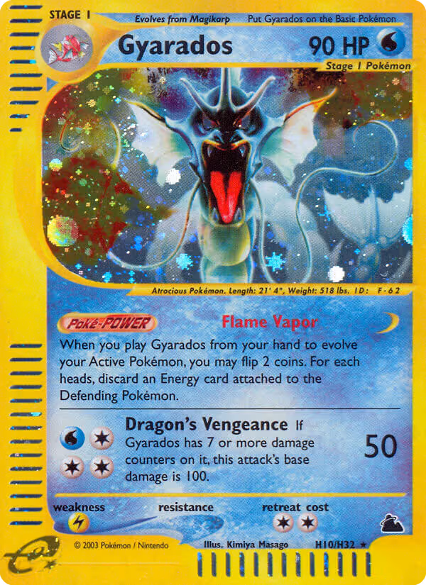 Gyarados Pokemon card