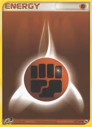Fighting Energy 105/109 Pokemon card