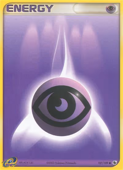 Psychic Energy 107/109 Pokemon card