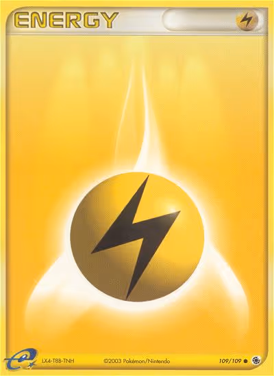 Lightning Energy 109/109 Pokemon card