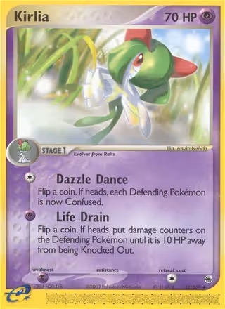 Kirlia 35/109 Pokemon card