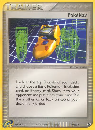PokéNav 88/109 Pokemon card