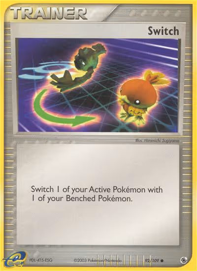 Switch 92/109 Pokemon card