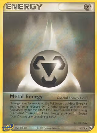 Metal Energy 94/109 Pokemon card