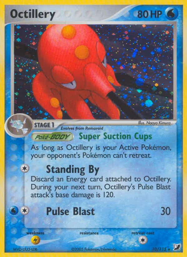 Octillery 10/115 Pokemon card