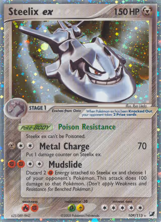 Steelix ex 109/115 Pokemon card