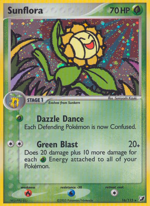 Sunflora 16/115 Pokemon card