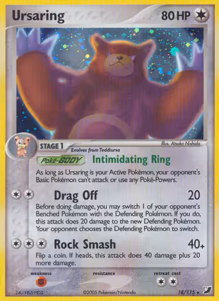 Ursaring 18/115 Pokemon card