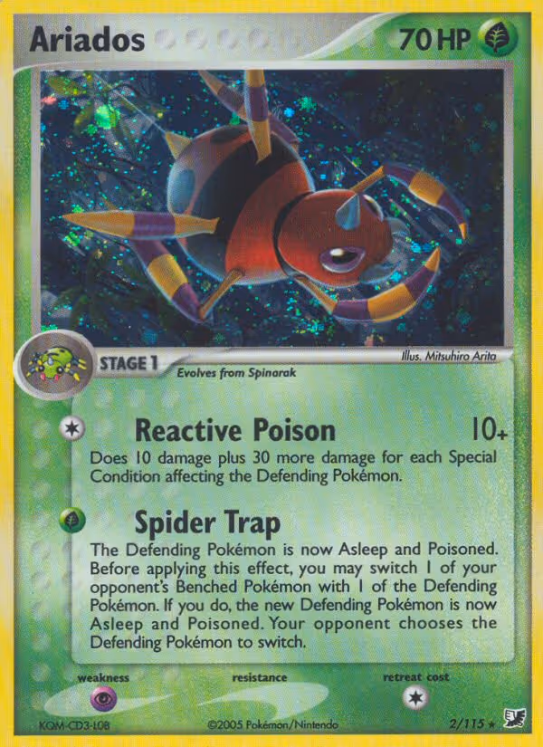 Ariados 2/115 Pokemon card