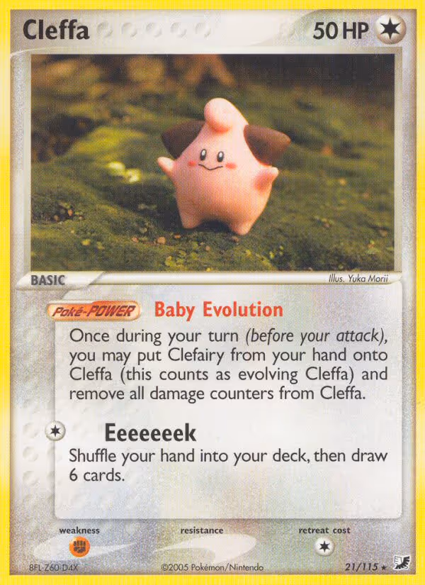 Cleffa 21/115 Pokemon card