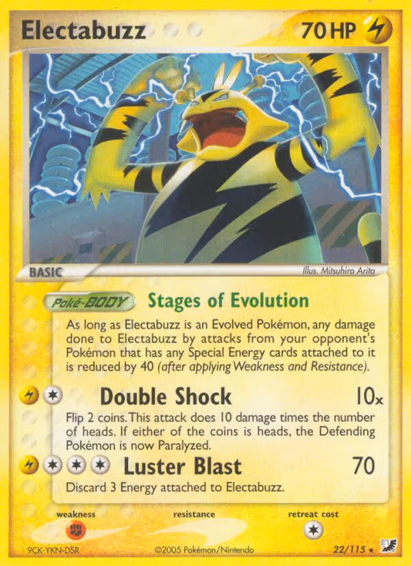 Electabuzz 22/115 Pokemon card
