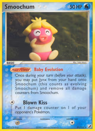 Smoochum 31/115 Pokemon card