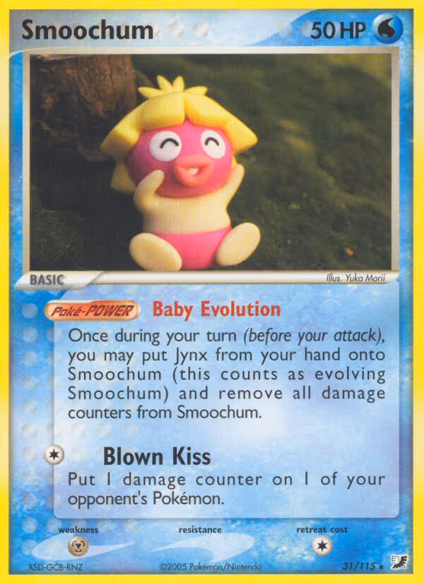 Smoochum 31/115 Pokemon card