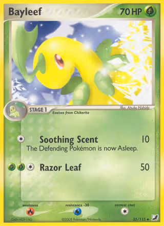 Bayleef 35/115 Pokemon card