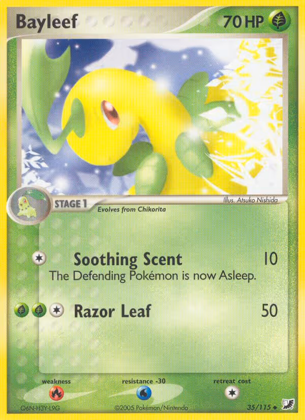 Bayleef 35/115 Pokemon card