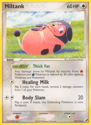 Miltank 42/115 Pokemon card