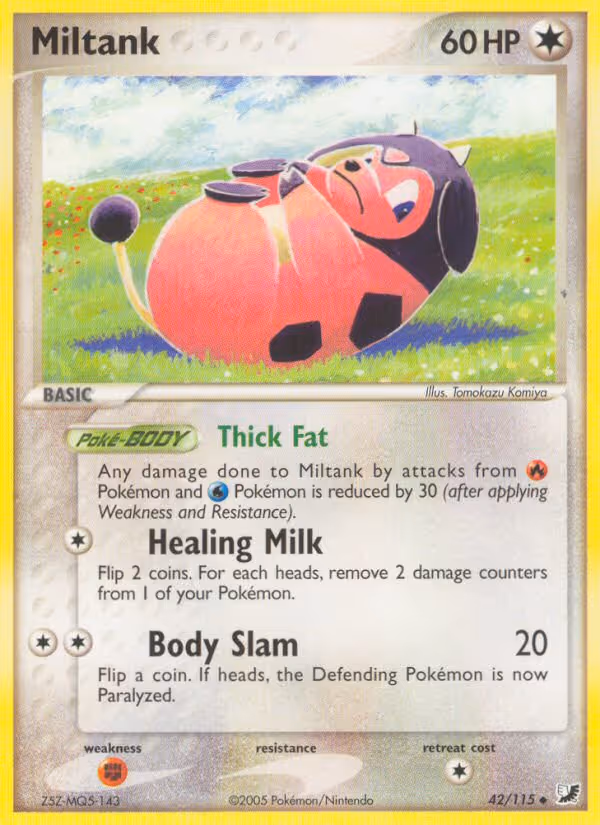 Miltank 42/115 Pokemon card