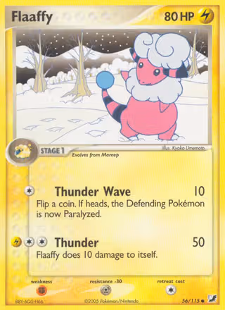 Flaaffy 56/115 Pokemon card
