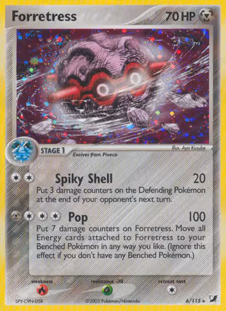 Forretress 6/115 Pokemon card