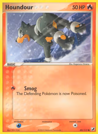 Houndour 60/115 Pokemon card