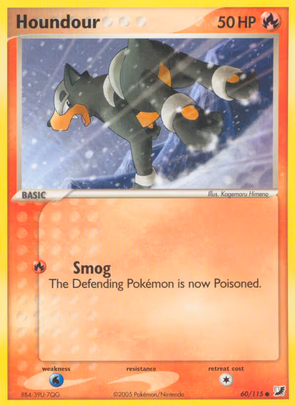 Houndour 60/115 Pokemon card