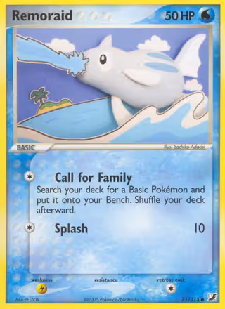 Remoraid 71/115 Pokemon card