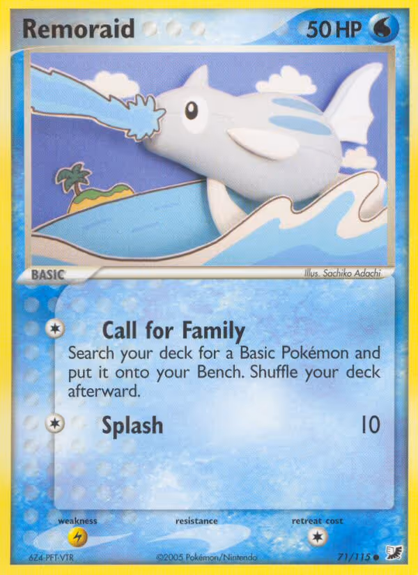 Remoraid 71/115 Pokemon card