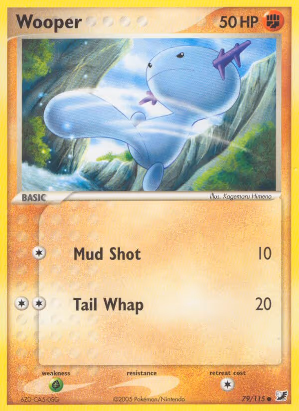 Wooper 79/115 Pokemon card