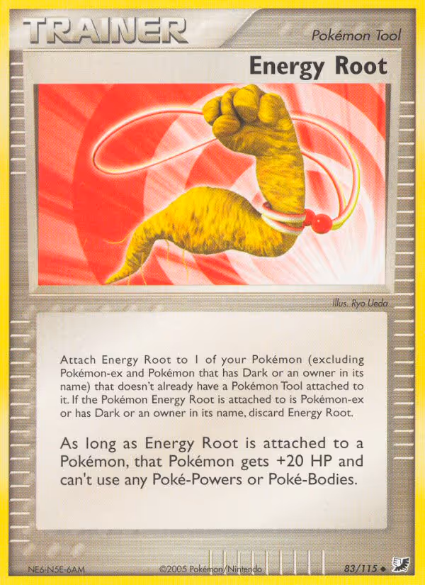 Energy Root 83/115 Pokemon card