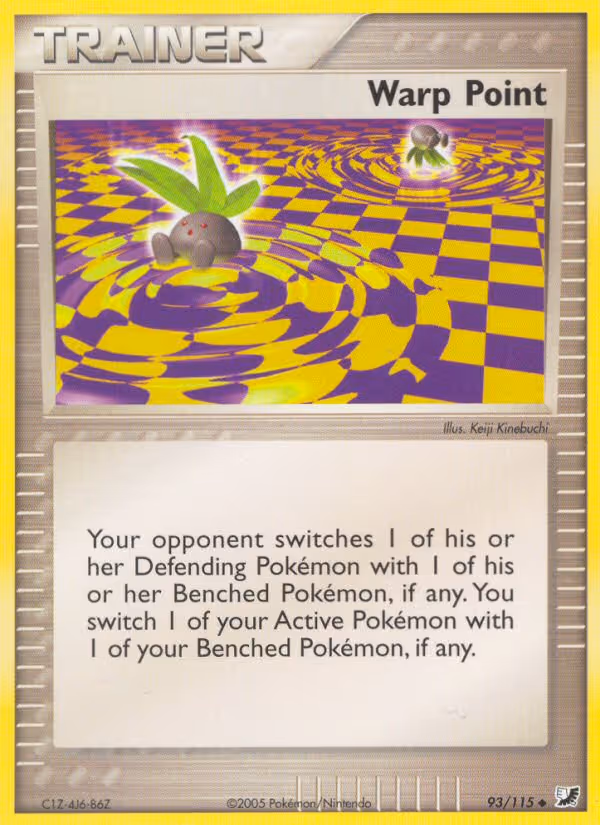 Warp Point 93/115 Pokemon card