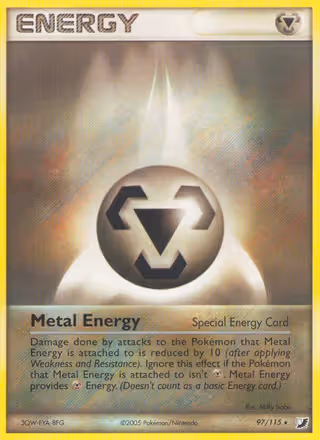Metal Energy 97/115 Pokemon card