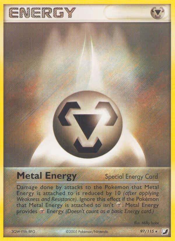 Metal Energy 97/115 Pokemon card