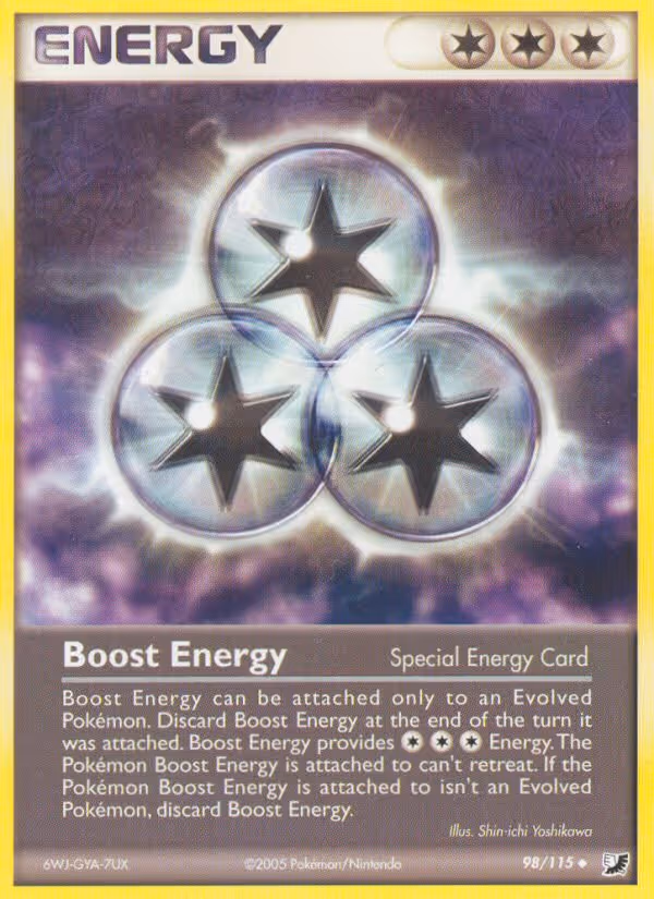 Boost Energy 98/115 Pokemon card