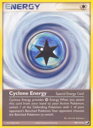 Cyclone Energy 99/115 Pokemon card