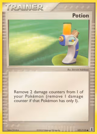 Potion 101/113 Pokemon card