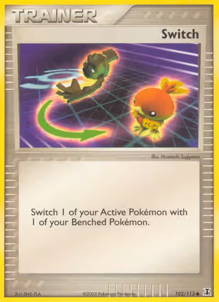 Switch 102/113 Pokemon card