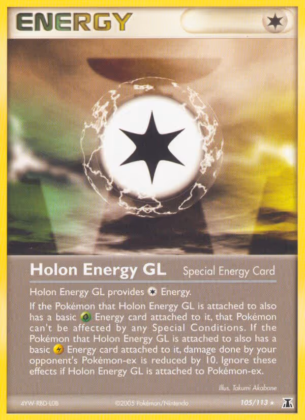 Holon Energy GL 105/113 Pokemon card