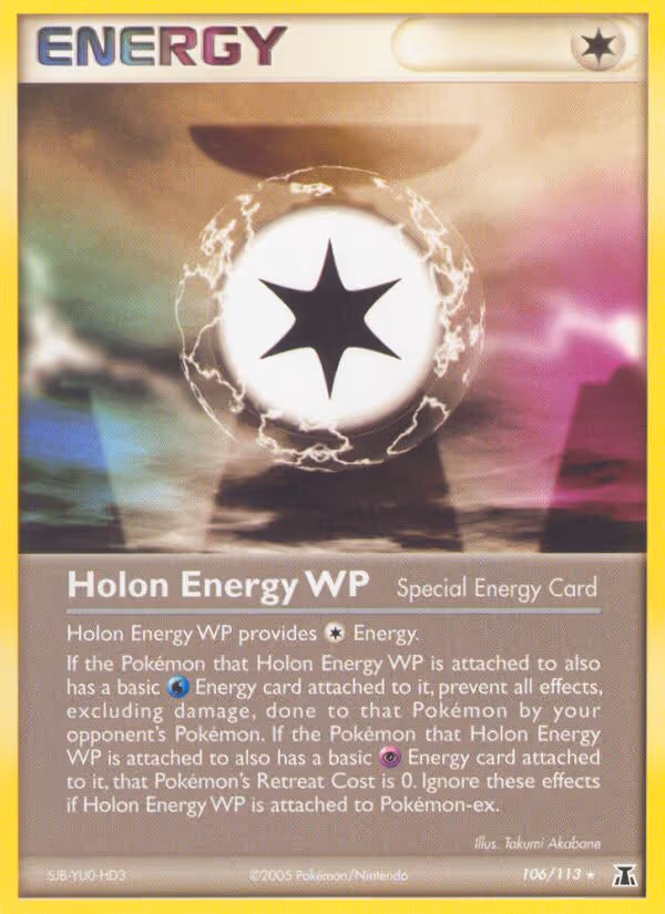 Holon Energy WP 106/113 Pokemon card