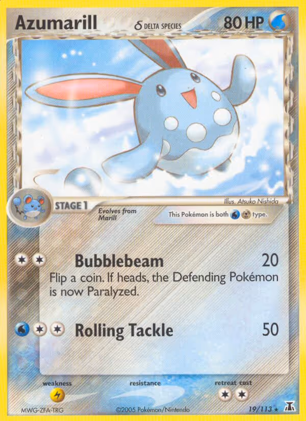 Azumarill δ 19/113 Pokemon card
